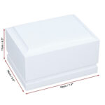 white child urn size